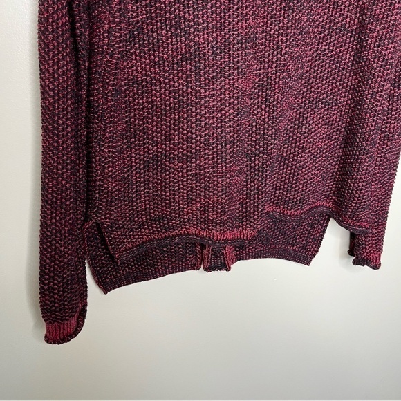 Sanctuary Women’s Easy Marle Knit Sweater in Scarlet Red and Black Size Small - Picture 8 of 10